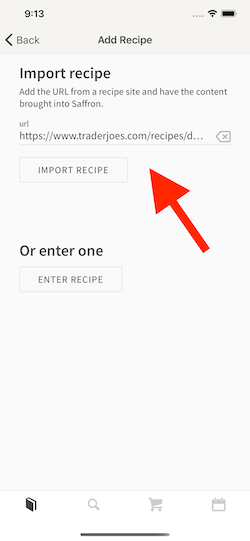 paste import form